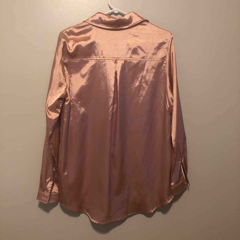 pink silk blouse - Picture 4 of 6